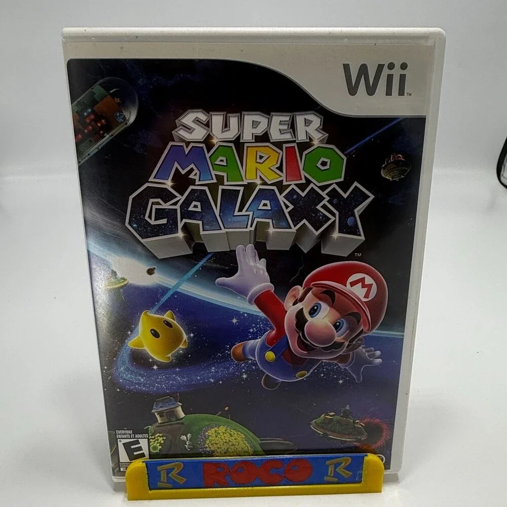 Super Mario Galaxy Wii (Nintendo Wii, 2007) Complete W/ Manual